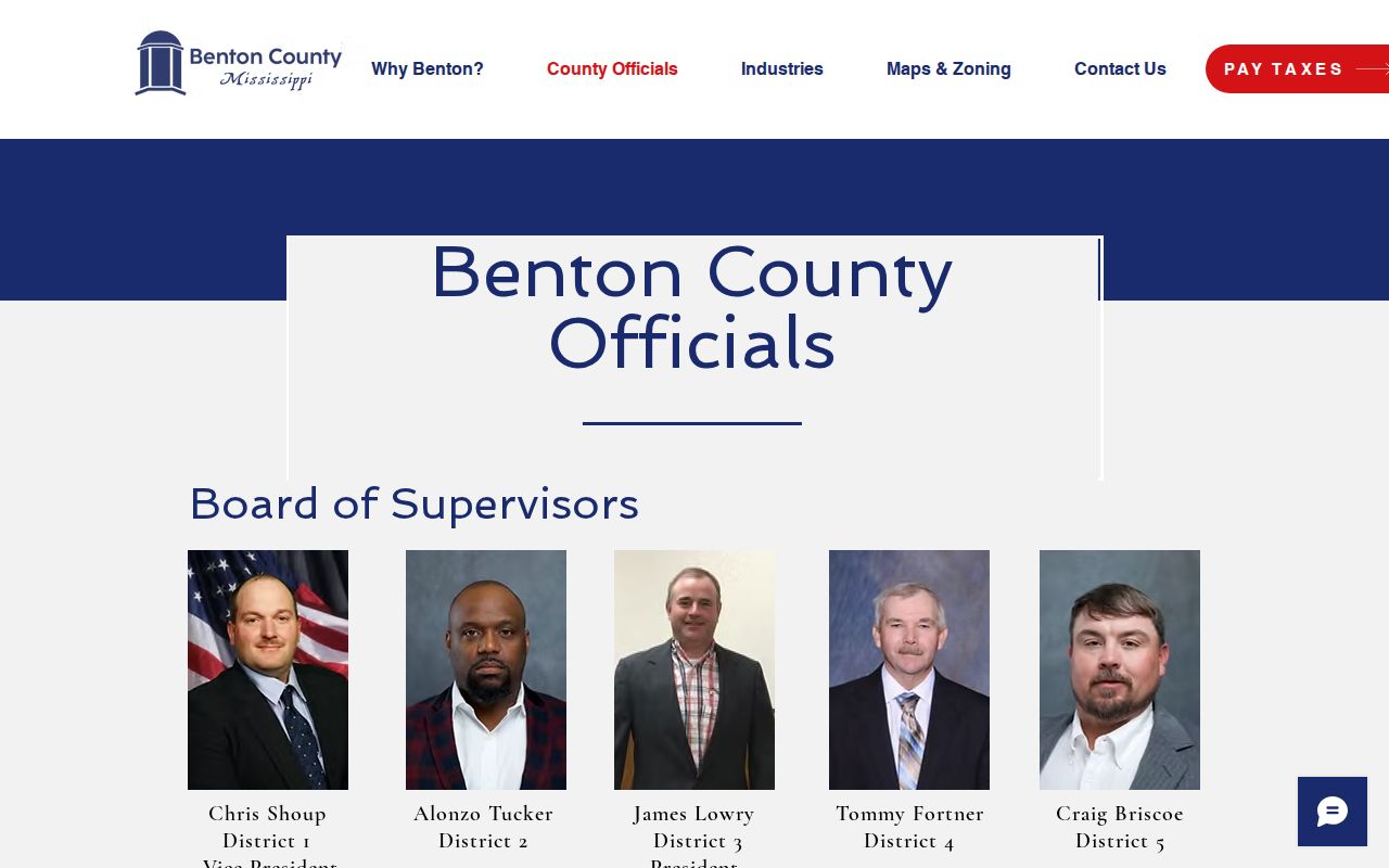 Benton County court docket county official listing